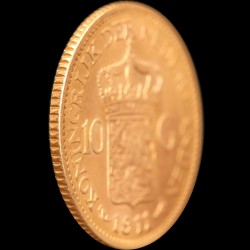 Золота монета 10 гульденів 1911 Нідерланди