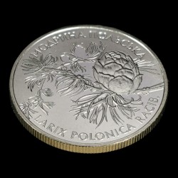 Монета Лиственница польская 2 гривны 2001 Украина