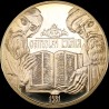 Золотая монета Острожская Библия 100 гривен 2007 Украина