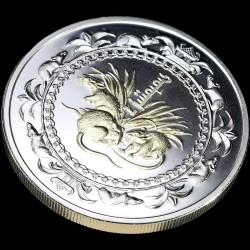 Silver coin Year of the Rat 500 togrog 2008 Mongolia