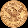 Gold coin American Eagle 5 dollars 1878 USA
