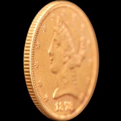 Gold coin American Eagle 5 dollars 1878 USA
