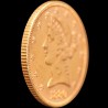 Gold coin American Eagle 5 dollars 1880 USA